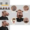 Funny Camel Head Mask For Halloween Costume Parties Unique Latex Masquerade Accessory