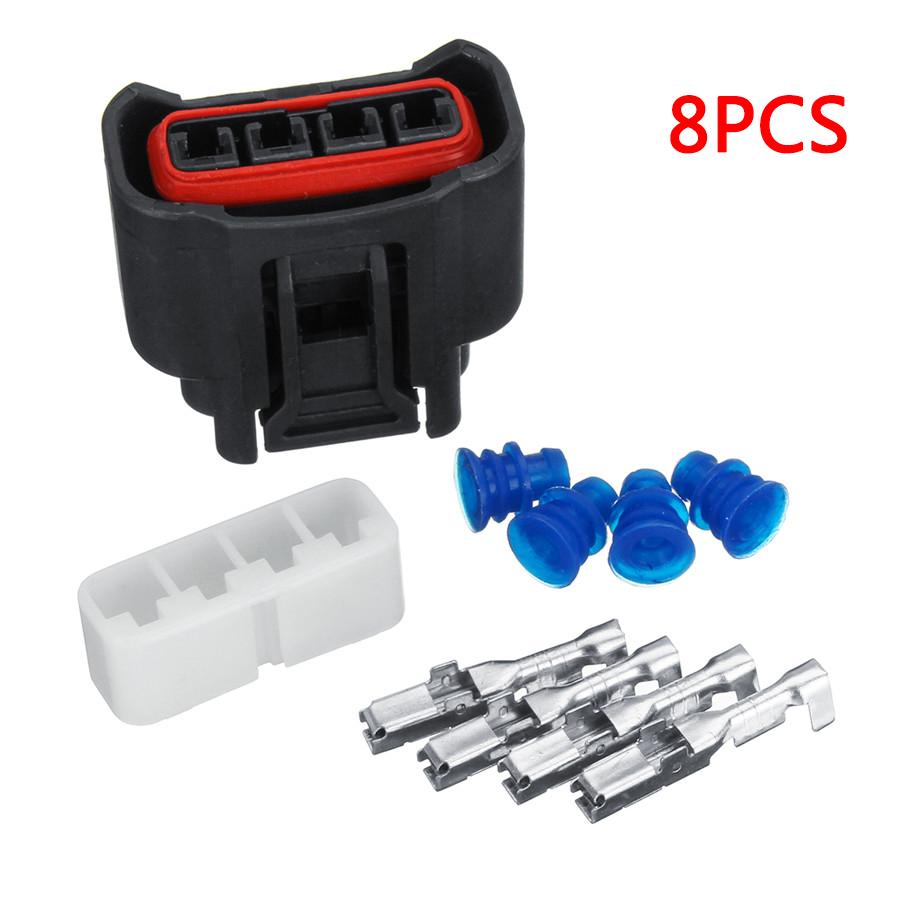 8X Ignition Coil Plug Connector Kit For 90980-11885 Toyota Lexus Camry Yaris