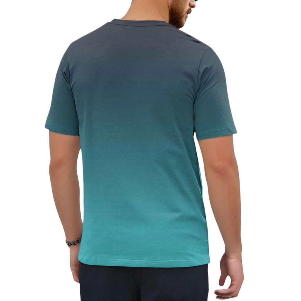 Men's Fashion Printed Short Sleeve Tops T-Shirt