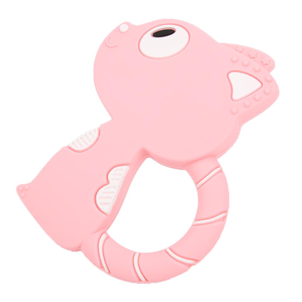 Baby Teething Toys Cute Cartoon Animal Shape Silicone Teether for Baby Kid Children