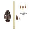 Carp Fishing Feeder Tackle Set Inline Zinc Alloy Feeder with Bait Attachment Tool for Improved Accuracy 60g