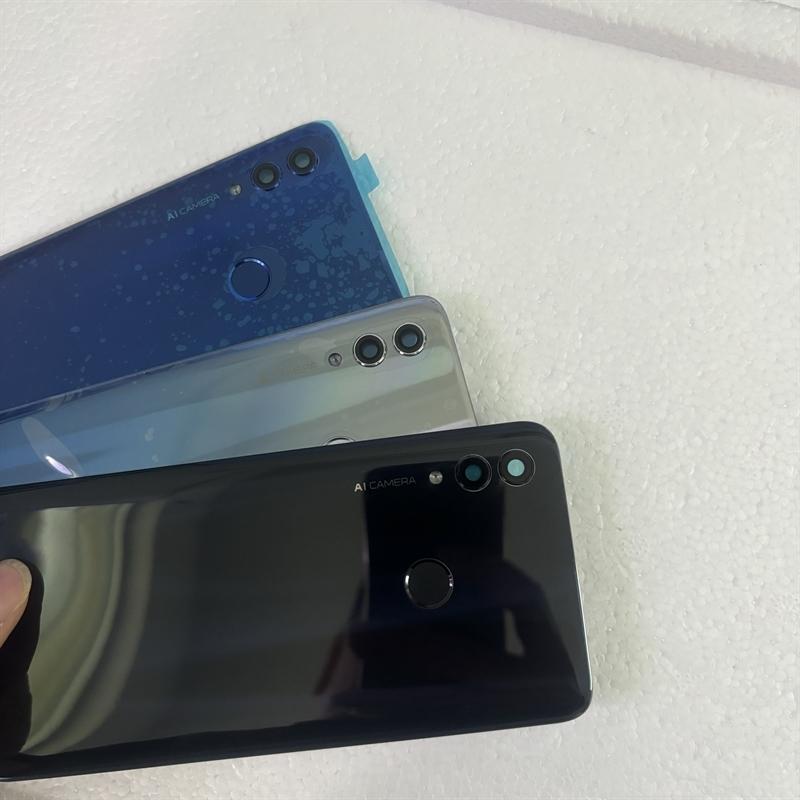 Rückseite für Huawei Honor 10 Lite HRY-LX1 LX2 L00a Akkuabdeckung Tür Gehäuse hinten mit Kameralinse+ Fingerabdruck