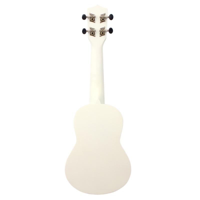 Hawaiianische Einsteiger-Ukulelen für Kinder, 4 Saiten, kleine Gitarre, buntes Blasenmuster, Akustik-Ukulele, Nylonsaiten (21 Zoll)