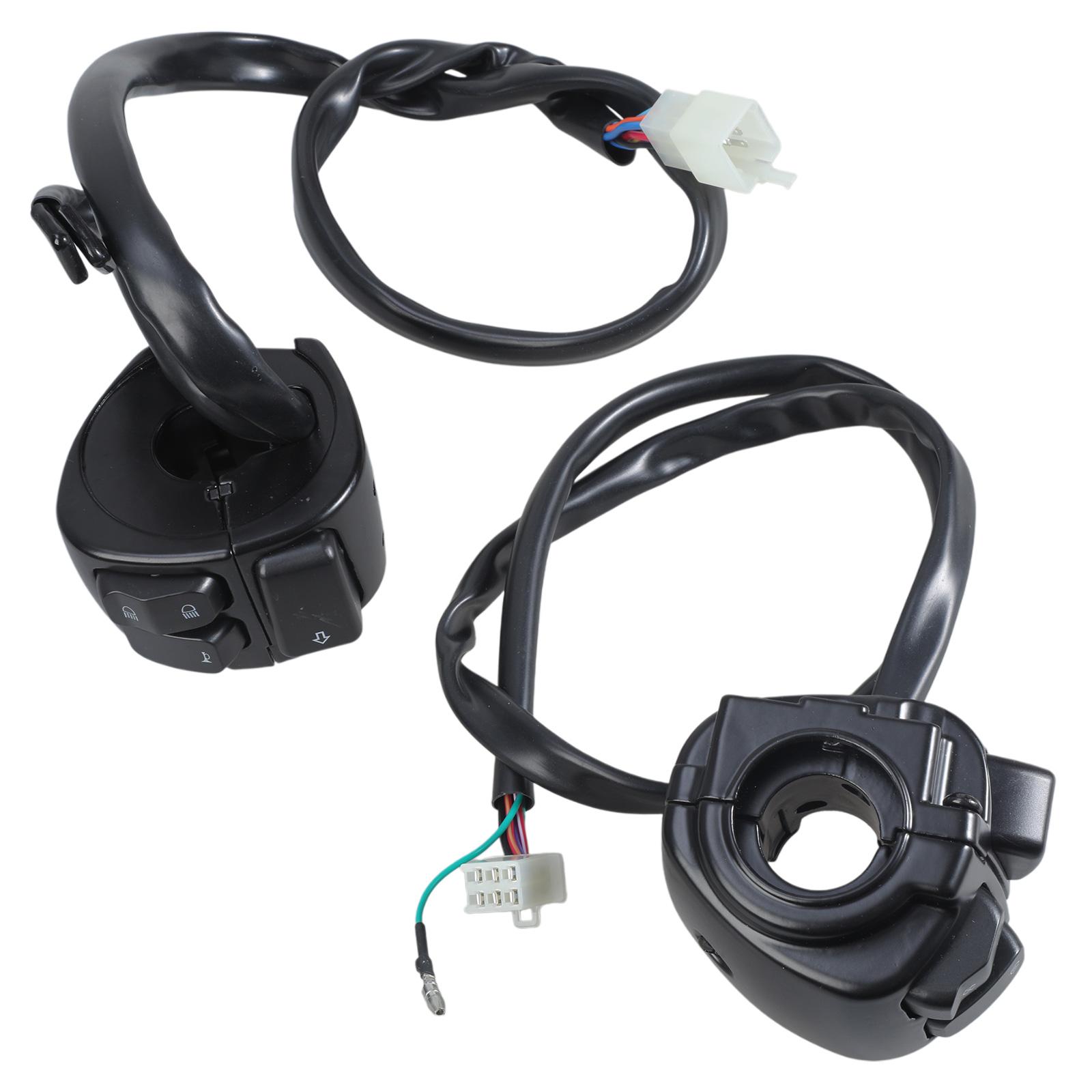 

1 Motorcycle Handlebar Control Switch Handlebar Switches On Off Switch with Horn Turn Signal High Low Beam Control