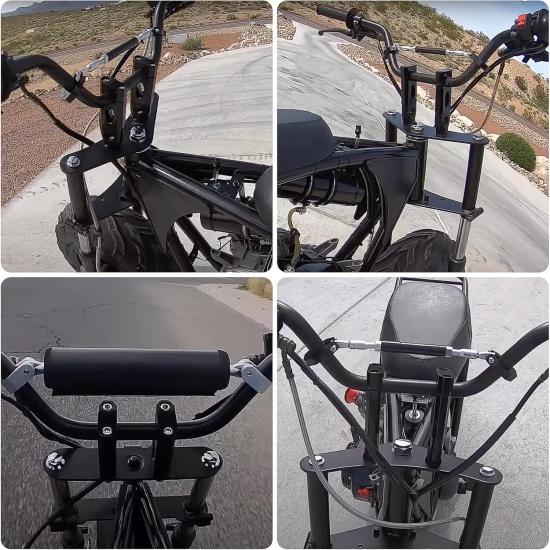 7/8" Handlebar Risers - 7/8" 22 Mm Handlebar Mount Clamp Risers For Coleman Bt200X Ct200 SSR125 Razor MX350 MX650 Dirt Pit Bike 50Cc 70Cc 90Cc 110Cc