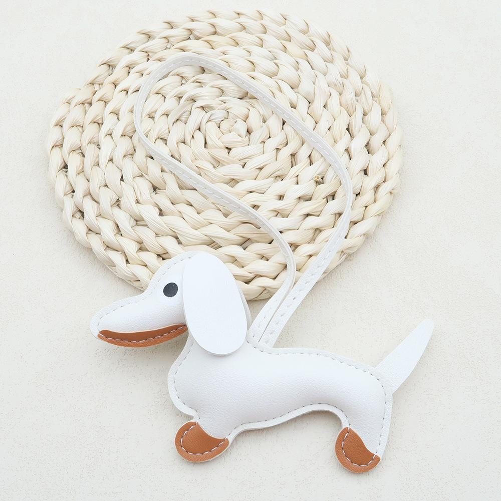 

Decorative Dog Pendant, Fun Cartoon Cute Pendant, Bag Pendant One Size белый