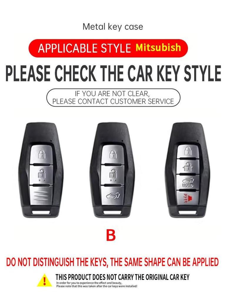 Carcasa de repuesto para llavero Mitsubishi ASX, Grandis, Outlander y Lancer EX