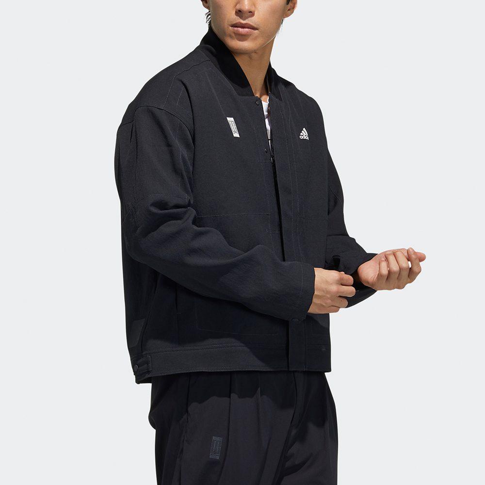 Adidas Jackets Men's Black Baseball Collar Moderate Other GP0904