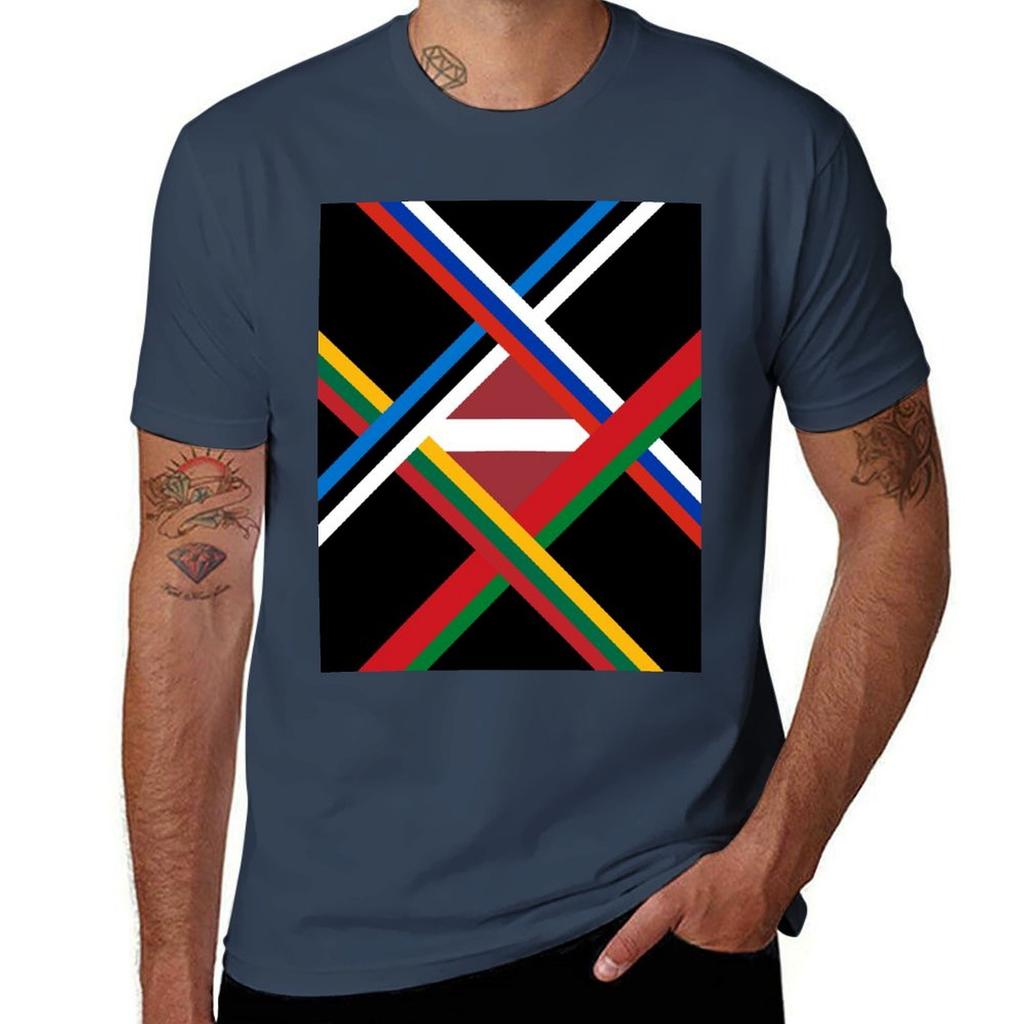 Latvia n Neighbours TShirt Casual Everyday Short Sleeve TShirt