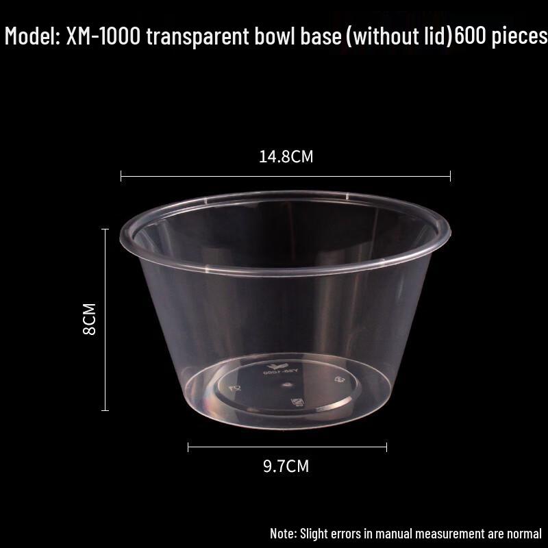 Disposable Round Plastic Food Containers