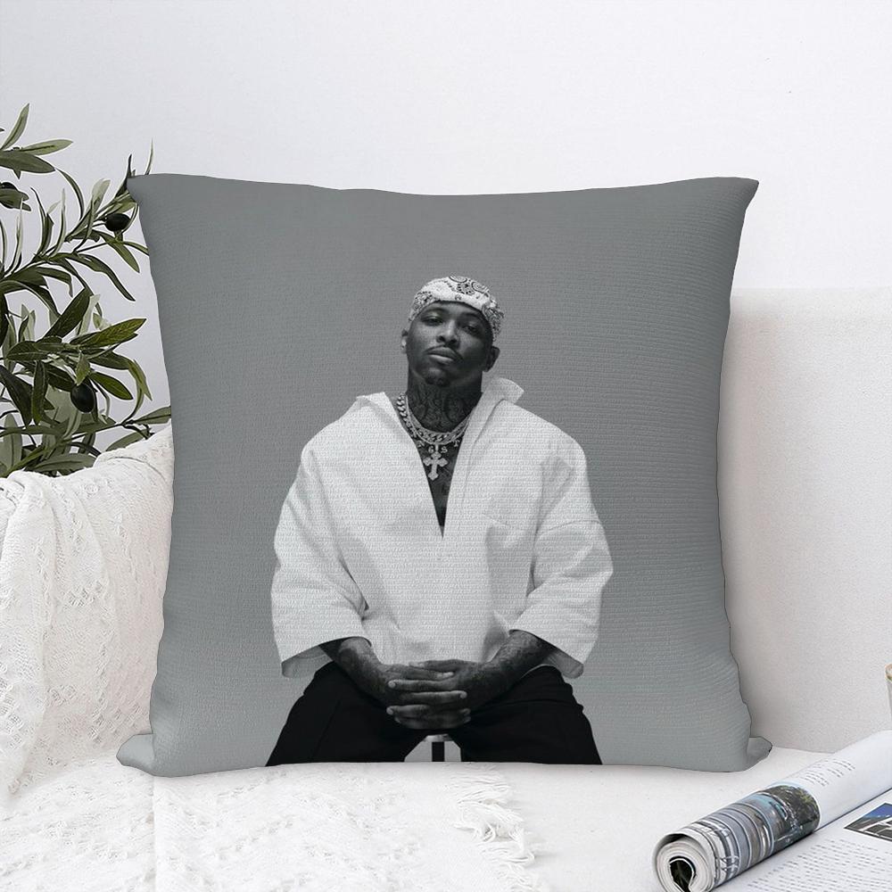 N-Nipsey H-Hussle RAP Pillow Case Plush Fabric Soft Pillowcase Double Sided Print Sofa Cushion Cover Throw Pillow Cover
