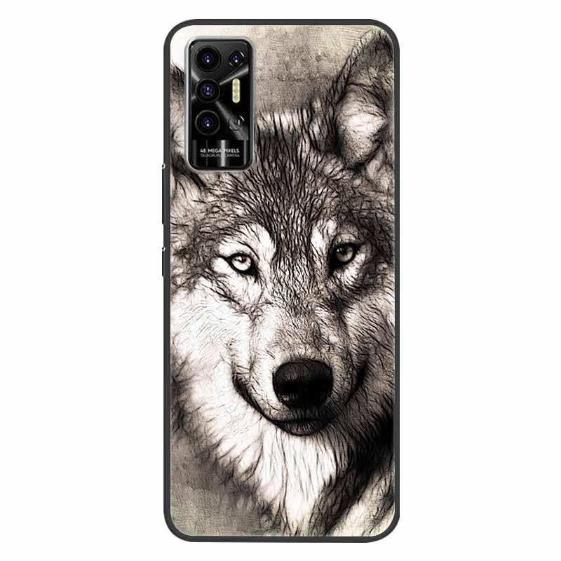 For Tecno Pova 2 Case Pova2 Shockproof Soft silicone TPU Back Cover For Tecno Pova 2 Phone Cases Pova2 2021 Case Cute Cartoon