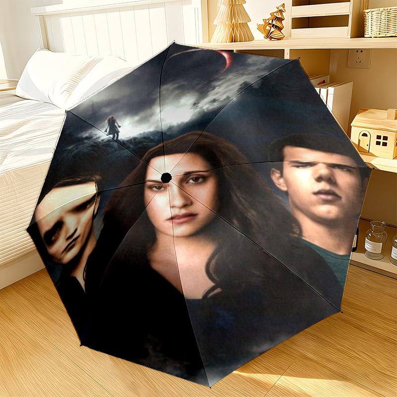 Vampire Saga Romance Umbrella 8-Frame for Travel, Camping, Casual Lightweight Portable Umbrella, Essential for Every Family Holidays Birthday Gift