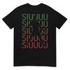 Siuuu Lustiges Fußball Fußball Jungen Männer Frauen Fußballspieler T-Shirt
