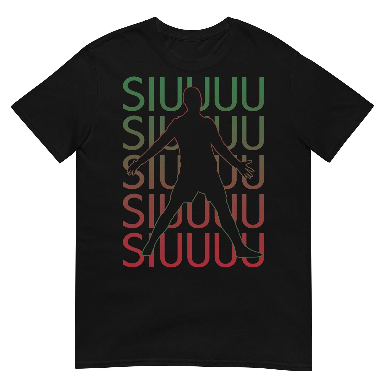Siuuu Смешная Футболка для Мальчиков, Мужчин, Женщин, Футболиста S