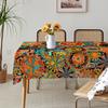 Bohemian Pattern Rectangle Tablecloth for Table Decor Holiday Party Waterproof Reusable Tablecloth for Tables Party Picnic