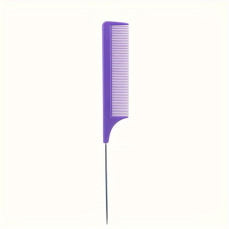 

Professional Salon and Home Comb - Fine Toothed Mouse Tail Needle, Durable Metal Construction - Suitable for All Hair Types