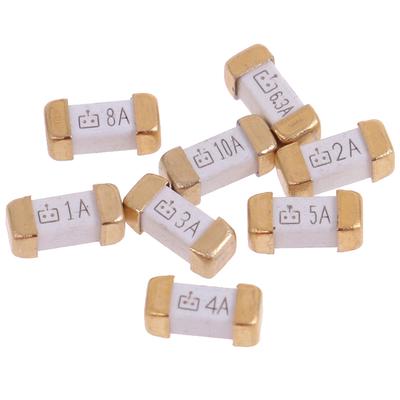 10 PZ Portatili 1808 125 v 0451 SMD Fusibili ultrarapidi ad azione rapida da 1a a 10A Piede dorato universale