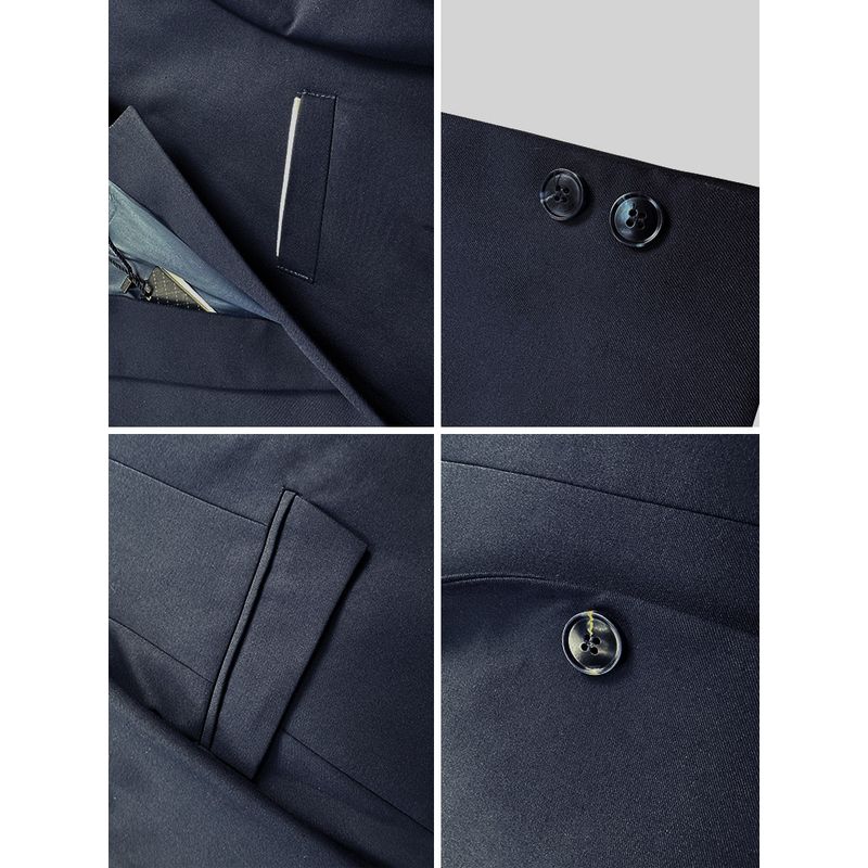 Menseye Men's Formal Suit Men's Suit for Commuting to Work Slim Fit Groom Groomsman Wedding Dress