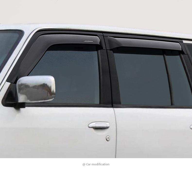 Nissan Patrol Y61 Rain & Sun Visor Window Deflector - Widened & Thickened Car Rainproof Board for Exterior Modification