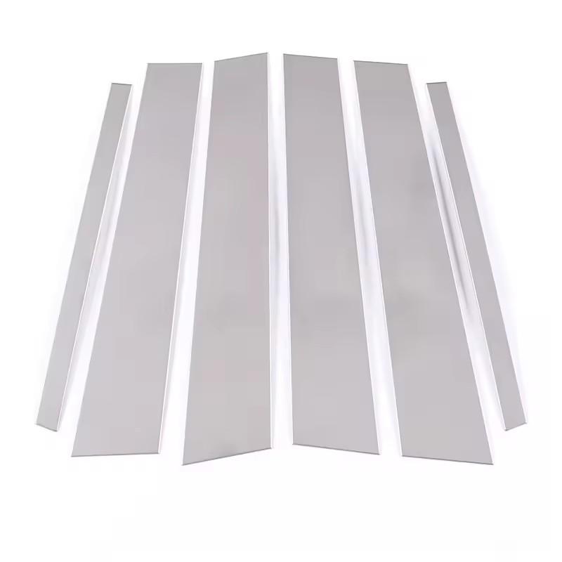 Per Chevrolet Cruze hatchback 2013-15 decorazione finestrino copertura montante porta adesivo montante centrale nero lucido