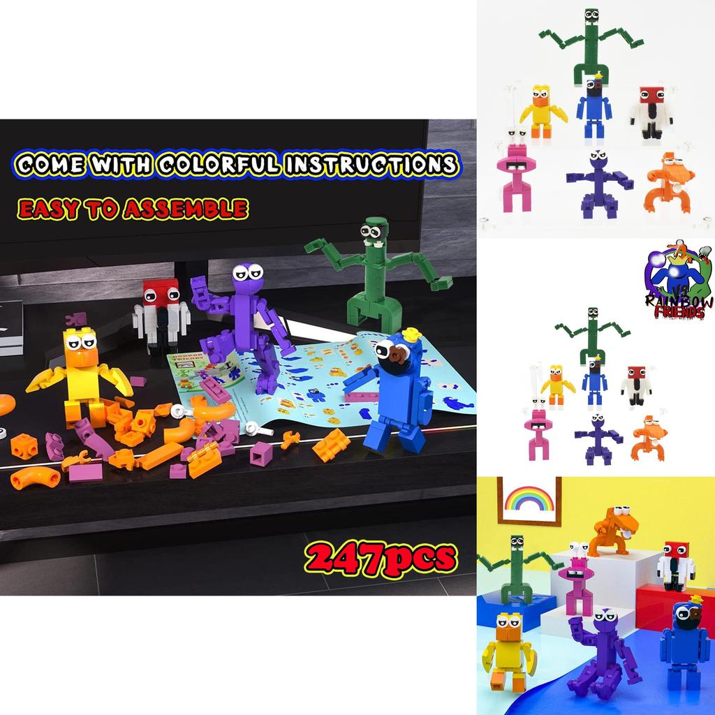 247 pezzi Roblox Rainbow Friends Blocchi da Costruzione Giocattolo Per Ragazzi Ragazze