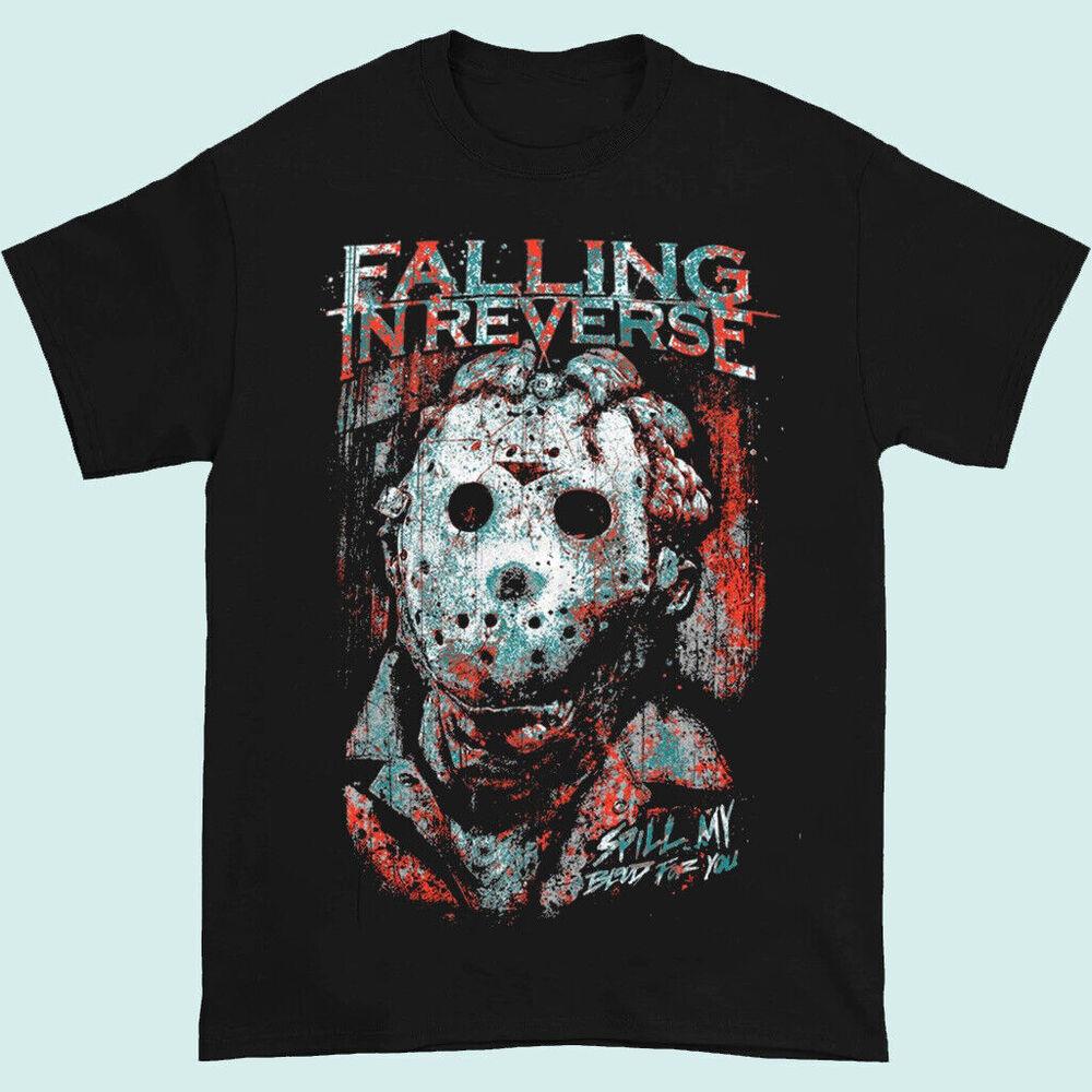 

Футболка унисекс из плотного хлопка черного цвета всех размеров группы Falling In Reverse XL