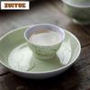 2 Stück/Los Handbemalte Orchidee Teetasse Boutique Teeschale Teetasse Set Teeverkostung Dufttasse Jianzhan Meistertassen Teegeschirr 50ml