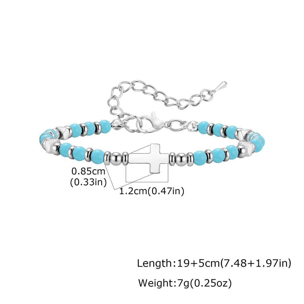Trendy Unique Natural Stone Beaded Bracelet, Stainless Steel Chain Wristband Bracelet, Classic Tiger Eye Stone Jewelry for Men