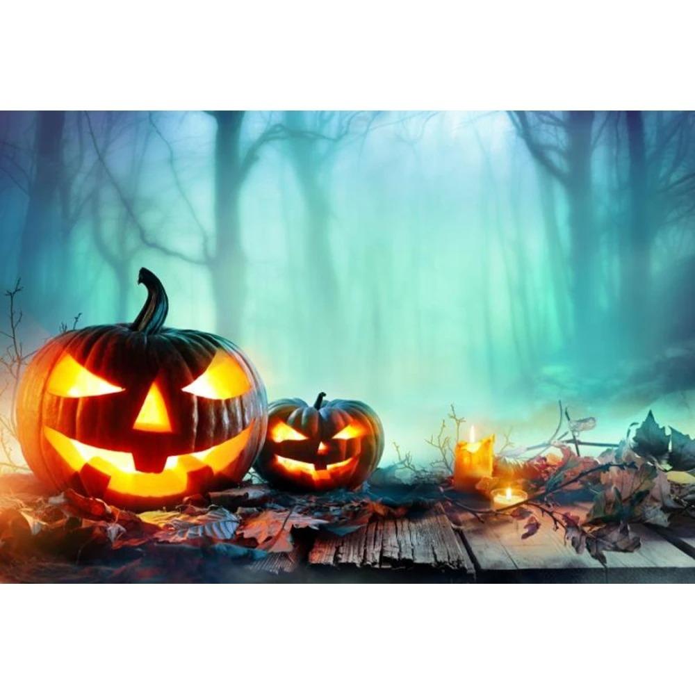 Halloween Decoration Hanging Cloth Pumpkin Lantern Hanging Cloth Home Party Room Decoration
