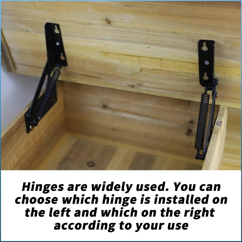 Cold Rolled Steel Foldable Spring Hinge Heavy Duty Sofa Bed Corner Lifting Bracket Fixed Supports Furniture Hardware Accessories