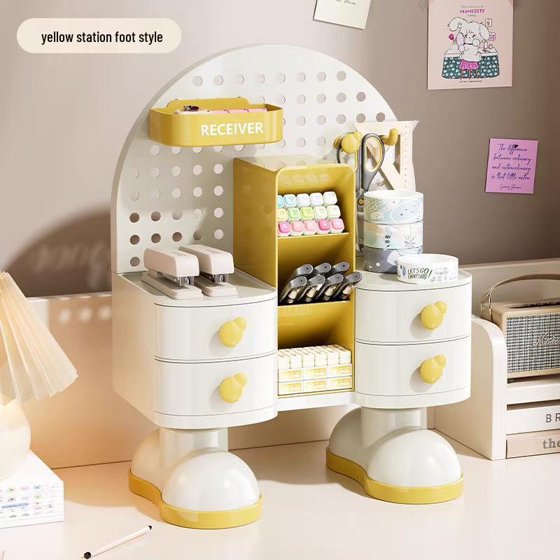 Desktop Vanity & Skincare Organizer: High-End Storage for Lipstick, Eyebrow Pencils & More