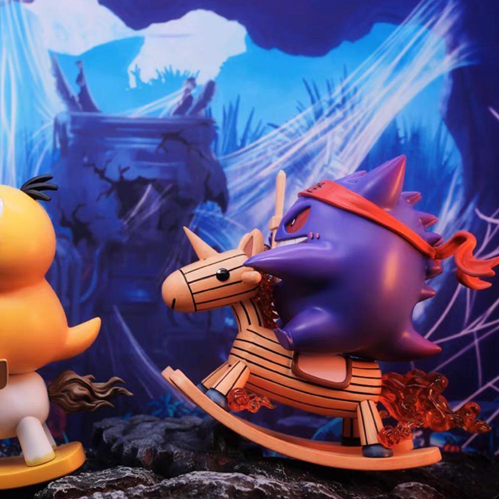 

Набор трясущихся фигурок Psyduck и Gengar для трансграничной торговли