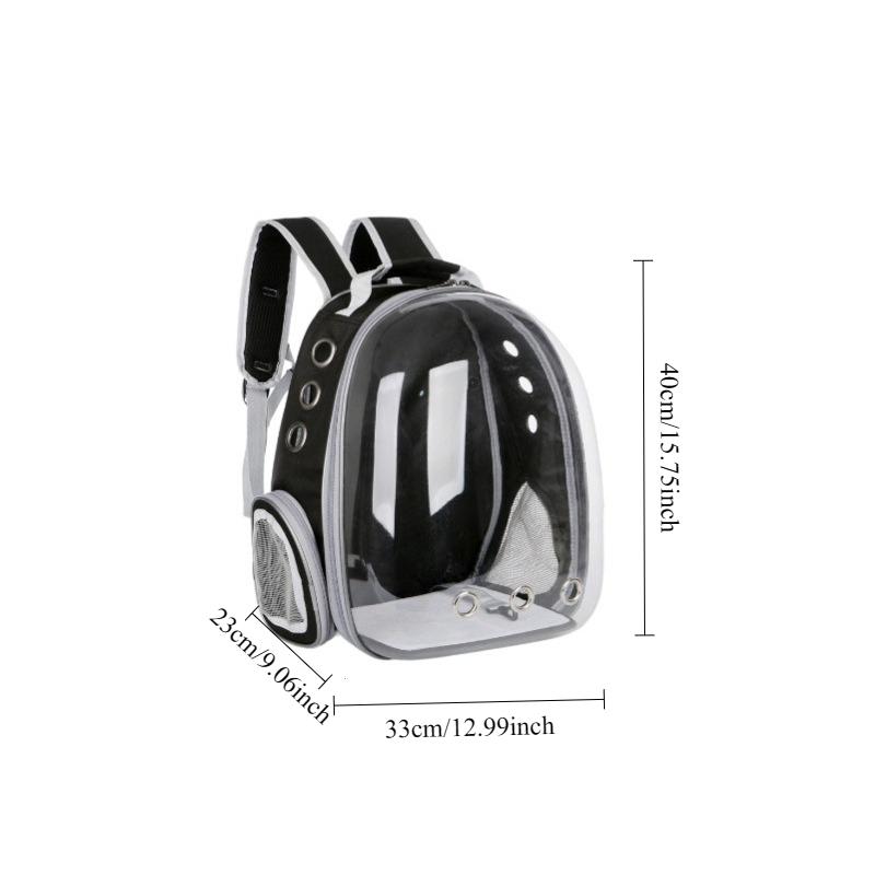 Cat Pet Carrier Backpack Transparent Capsule Bubble Design Breathable for Small Animals Ideal for Travel