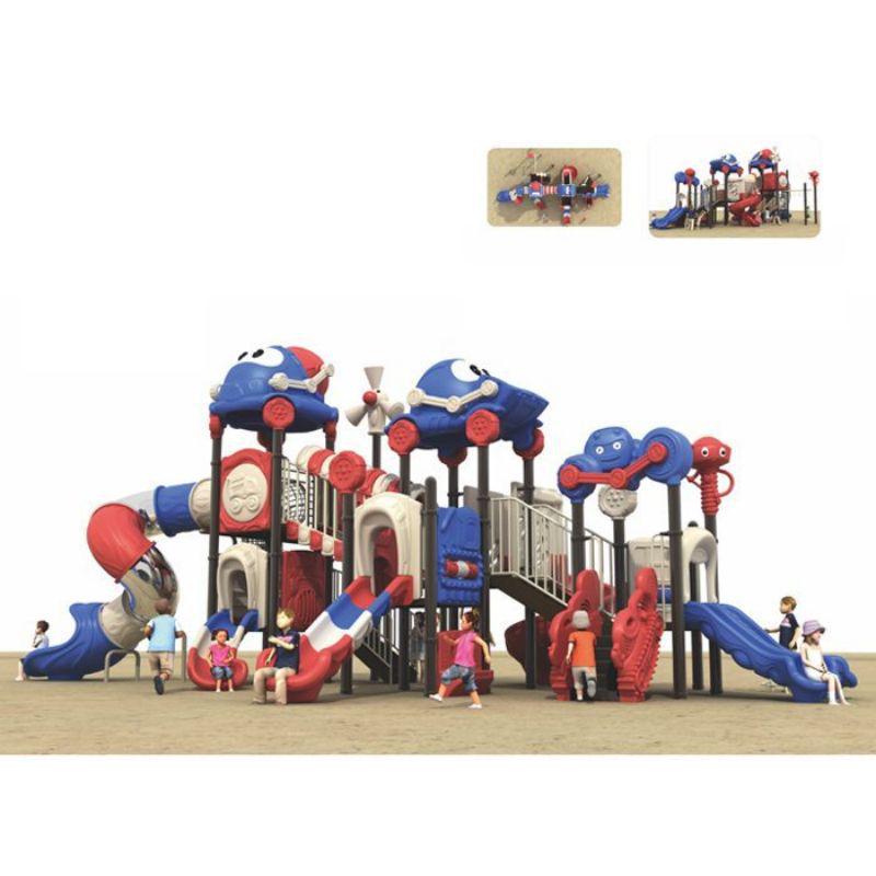 Large Outdoor Castle Slide and Swing Set for Parks and Communities