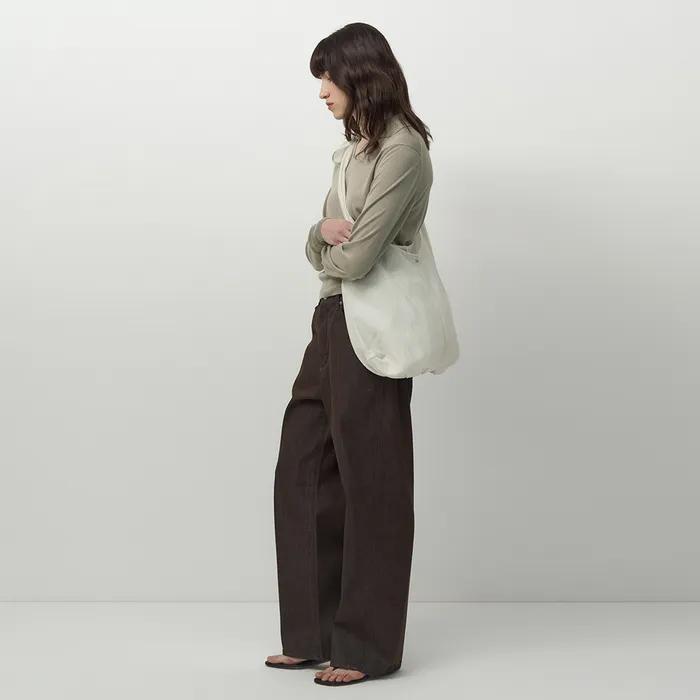 Wrinkle Sheer Bag Ivory