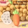 Clitoris Stimulator Dildo Adult Sex Toy Cute Carrot Vibrating Powerful Mini Bullet 9 Modes for Women   Anal Massage Vibrator