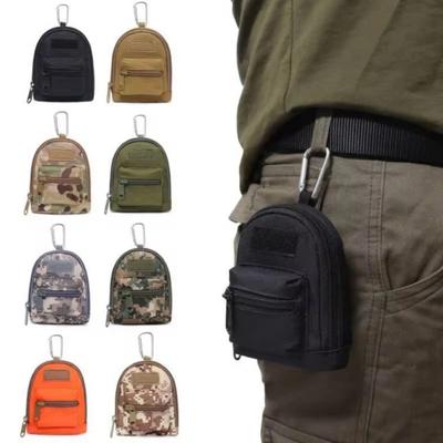 Taktische Geldbörse EDC Molle Tasche Tragbarer Schlüsselanhänger Outdoor Sport Münztasche Jagdtasche Reißverschluss Tasche Multifunktionale Tasche