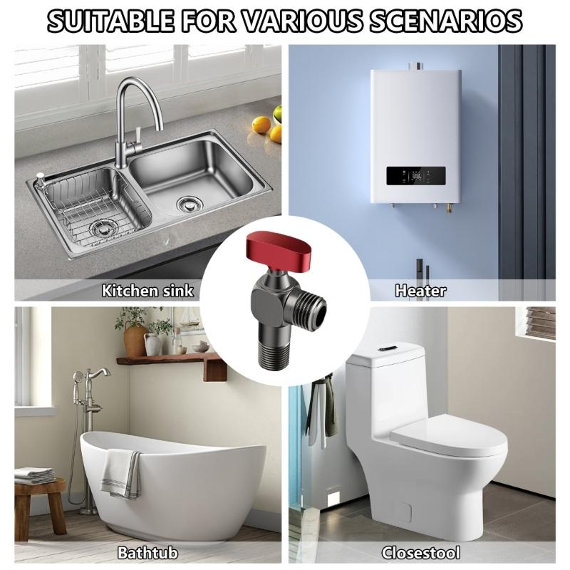 Completes Tankless Water Heater Valves with Pressure Relief High Flowing Brass Service Valves for Tankless Water Heaters