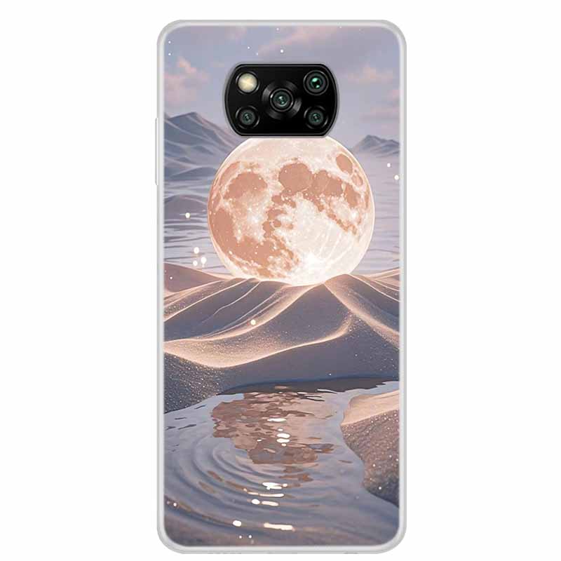 Phone Case For Xiaomi Poco X3 Pro TPU Back Cover Poco M6 Pro 4G F6 F5 F3 X6 X5 Transparent Clear Casing Soft Bumper Cats Fundas