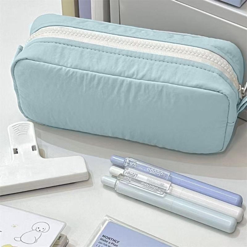 Fashionable Student Pencil Case Tear Large Capacity Pencil Pouch  For Writing  School Accessories