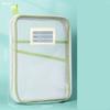 Nylon Mesh Mesh Zipper Pouch Bag Multifunctional Large Capacity Document Bag Portable Transparent Data Storage Bag