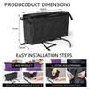 Ultralight Dyneema Backpack Top Lid Waterproof Expansion Pouch Multifunctional External Storage Bag for Hiking & Mountaineering
