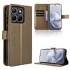 Etui Portfelowe do Edge 70 Fusion+ 5G - Skóra/PU, Brązowe, Z Paskiem na Szyję