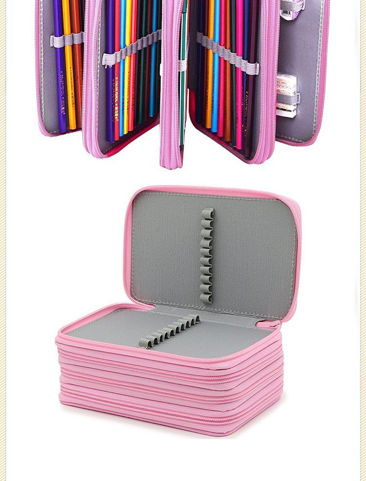 Secret Garden Football Pattern 72-Slot Colored Pencil Case
