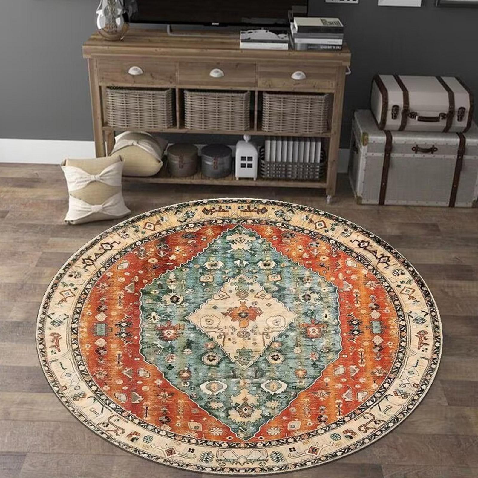 

Optical Rug, Circular Vortex Rug, Decorative Deep-pile Rug, Fun Non Mat. Suitable For Living Rooms, Bedroom One Size