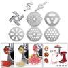 Meat ,Meat Plate Discs ,Stainless Steel Food Accessories for Stand Mixer and - 8pcs