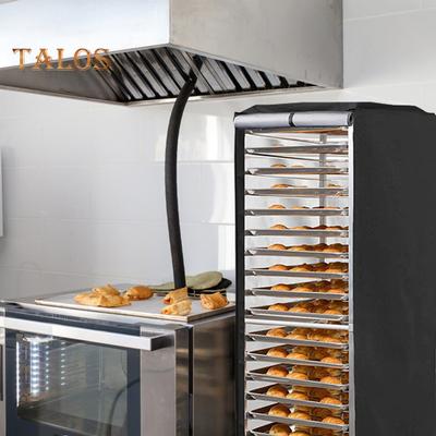 Bread Rack Cover Bakery Shelf Cover with Zipper Waterproof Dustproof Sheet Pan Rack Cover for Home