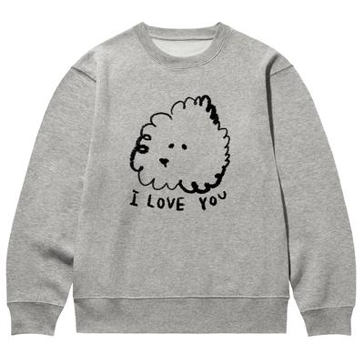 AWESOMEUS I Love Puppy Sweat Shirts_4 Color (B Type)