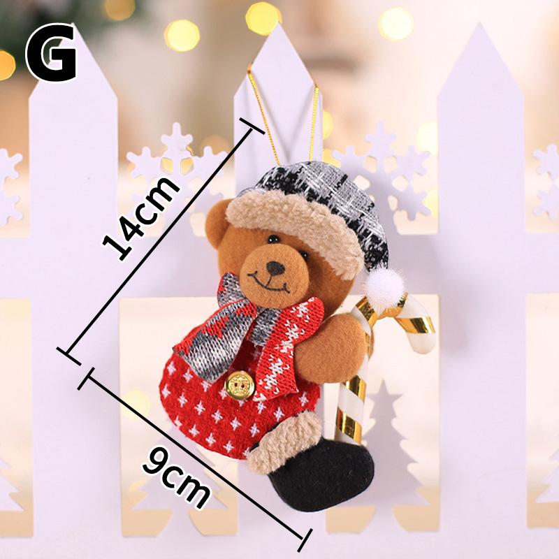 1PC Decor Christmas Hanging Gift Cloth Pendant Doll Christmas Decortion Craft Kids Toys